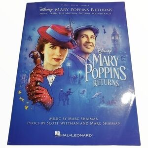 Disney Mary Poppins Returns Book Music from the motion picture soundtrack